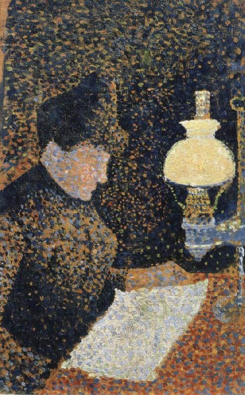 Paul Signac woman reading china oil painting image